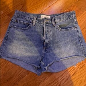 Aritzia denim forum Ex boyfriend shorts